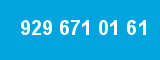 929 671 01 61 929 671 01 61